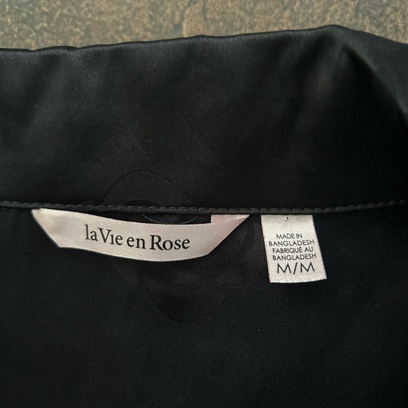 La Vie En Rose Jacquard Satin Pajama Set - Picture 5 of 5